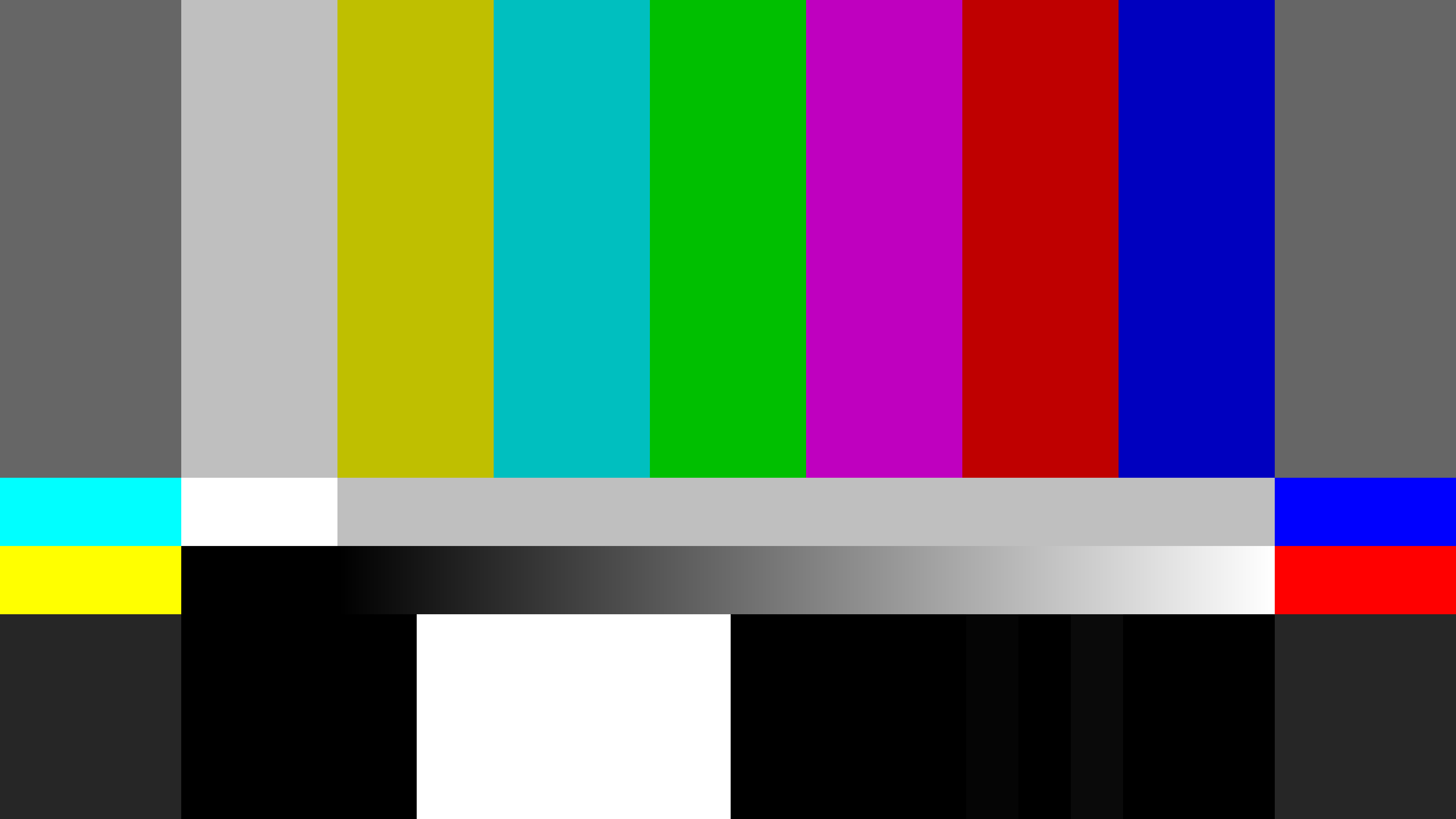 SMPTE Color Bars 75%